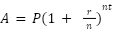 Compound interest function